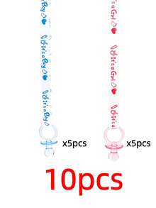 10/1pc Baby Pacifier Necklace, Acrylic Material, Can Be Used As Baby ...