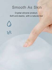 ANGDIE 1 Pair Silicone Transparent Triangle Breast Prosthesis, Artificial Silicone Breast Prosthesis Pads, Women's Post-Mastectomy Silicone Breast Prosthesis, One Pair - Clear - View 10
