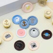 復古懷舊系列蠟封印章頭 1個/15MM - 適用於情書、邀請函、節日卡片、日記剪貼簿裝飾、DIY手工藝 - 懷舊系列蠟封印章1Pcs - 查看 6