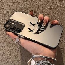 Smiling Demon Phone Case Is Suitable For IPhone 15ProMax/15Pro/15Plus/15/14ProMax/14Pro/14Plus/14/13ProMax/13Pro/13Mini/13/12ProMax/12Pro/12Mini/12/11ProMax/11Pro/11/XR - 透黑 - 查看 3