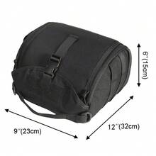 1 pc Tas Ransel Penyimpanan Helm Taktis Kapasitas Ekstra Besar, Kain Oxford Tahan Robek, Banyak Kompartemen dengan Gesper Hook & Loop, Tas Jinjing Bahu Selempang untuk Motor, Bersepeda, Off-Road, Camping dan Aktivitas Outdoor - MultiWarna - View 4