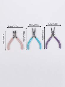 1pc/3pcs Jewelry Making Tool Pliers Set, Used For Wire Wrapping And Beading Crafts In Jewelry Making - Multicolor - View 12