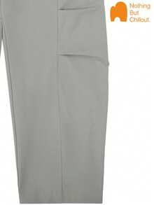NBCT Women's Sports Cargo Pants, Versatile Straight Leg Casual Long Pants - Grey - View 5