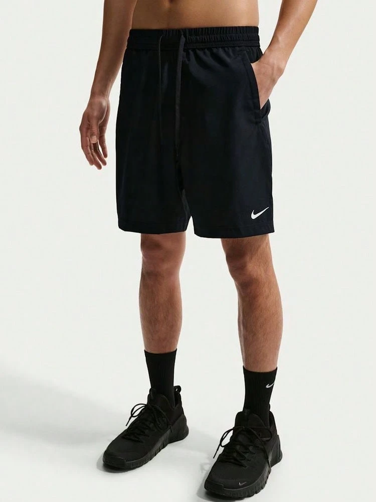 Celana Pendek Olahraga Pria Nike Dri-Fit Anti Lembap, Cepat Kering, Elastis, dan Halus - Hitam - View 1