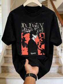 Men T-Shirts - Black - View 1