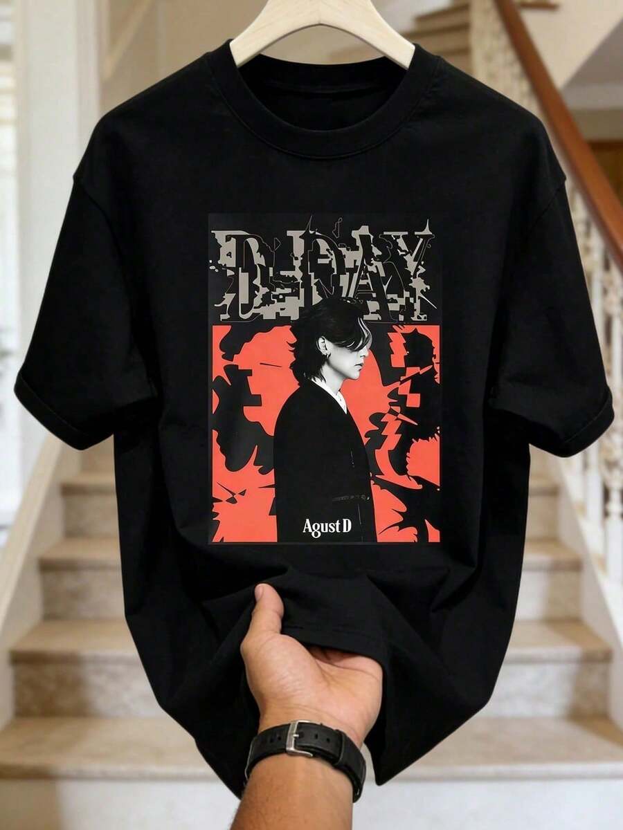Men T-Shirts - Black - View 1