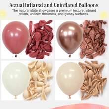 60/40/20pcs Vintage Blush Pink Balloons, Dusty Pink Metallic Rose Gold Nude Ivory White Balloons, Suitable For Birthday Girl Bohemian Baby Shower Bridal Shower Wedding Theme Princess Party Baby Shower Decoration - Multicolor - View 3