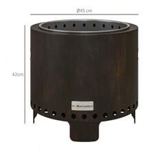 Fogatas y chimeneas al aire libre - Negro - Ver 1
