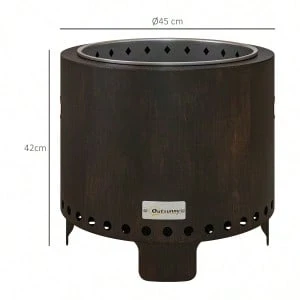 Fogatas y chimeneas al aire libre - Negro - Ver 1
