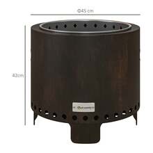 Fogatas y chimeneas al aire libre - Negro - Ver 4