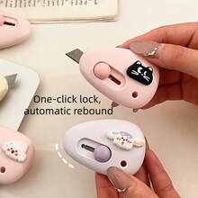 New Mini Box Opener, Ideal Choice For Students, Convenient For Home Use, Perfect Tool For Unboxing And Opening Letters - Mini Telescopic Knife - View 1