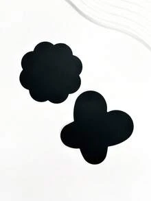 2 buah Bantalan Pencampur Kuteks Kuku Bentuk Kupu-kupu Kelopak Hitam, Alat Pencampur Warna Kuteks Kuku Portabel - MultiWarna - View 8