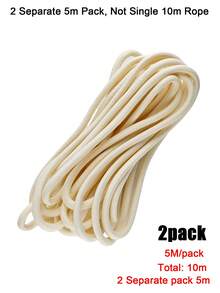 5M/Pack 5mm Fashionable Shiny Dopamine Round Rope Braided Nylon Rope For DIY Keychain Pendant Mobile Wrist Strap Leash Multi-Purpose - Solid Color Rope - View 17