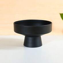 1pc Japanese Style Moss Bowl, Imitation Ceramic Plastic Vase, 12.8cm/5in Artificial Moss Bowl Centerpiece For Home Decoration, Living Room, Office - Plastic Vase - View 9