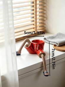 1pc Funny Leg Resin Succulent Planter Shelf Sitter Flower Pot Creative Humanoid Shape Desktop Decor Plant Container Gift For Plant Lovers Home Office Ornament - Flowerpot - View 7