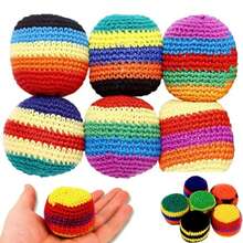 1pc Handmade Woven Juggling Ball, Suitable For Beginners, Upgraded Soft Fabric Bag, Multiple Colors Available, Suitable For Training And Practice, Suitable For Parties, Holidays And Skill Improvement, Random Color - Multicolor - View 9