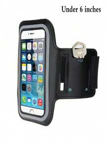 Outdoor Sports Touchscreen Arm Band, Running Phone Storage Pouch, Waterproof Arm Sleeve, Universal Phone Case - Black - View 6