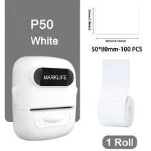 Marklife Mini Thermal Label Printer With 3 Rolls Of Paper, Portable Wireless Inkless Printer, Compact Pocket Size, Prints Images, Photos And Journals, Perfect For Back To School DIY Projects - Multicolor - View 12