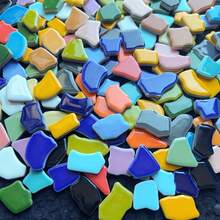 100/200g Irregular Dopamine Color Mosaic Tiles, Multi-Color Mixed Mosaic Pieces For Handmade Crafts, Stair/Wall/Countertop Inlay Decor, Mosaic Background Wall Creation, Cup/Plate Mat DIY Materials - YXMSK-01 - View 7