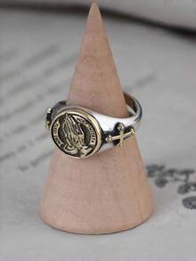 God's Hand Ring, Personalized Punk Style Ring, Suitable For Men's Daily Wear - Ring Of the Hand Of God - View 1