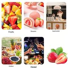 Fruit Fork Set, Fruit Skewers, Reusable Bamboo, Home Use, Suitable For Fruit, Cake, Dessert, Small Forks, Bamboo Material - Multicolor - View 9