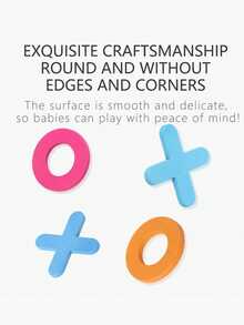 Wooden Chess Toys For Children's Puzzle Game XO Double Play Parent-Child Interaction Recommends Traditional Desktop Chess - 彩色 - 查看 5