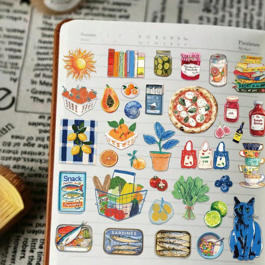 Stiker Timbul Kucing Cat Air Baru, Stiker Dekoratif Perekat Diri untuk Casing Ponsel, Kulkas, Perencana, Buku Harian, Gitar, Album Foto, Koper, Helm, Skateboard, Laptop - kucing - View 1