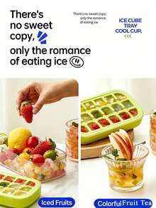 Press-To-Release Ice Cube Tray – A Handy Home Essential For Making And Storing Ice In Your Freezer. - Multicolor - View 7
