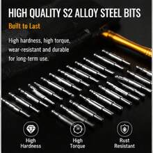 Portable 25pcs Magnetic Precision Screwdriver Set, Multi-Function Repair Tool Kit For Laptop, Watch, Glasses, Phone Disassembly - View 2