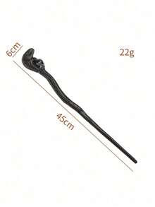 9style Cartoon Anime Character Magic Wand, Malfoy Vine Skull Snake Head Pattern Wand, Harry Glasses Frame Theme Party Cosplay Prop, Halloween Party Costume Accessory, Magic Academy Wand - Multicolor - View 20