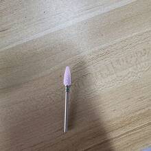 1件裝粉色陶瓷美甲鑽頭，溫和磨光拋光頭，適用於電動美甲機，美甲卸除工具，沙龍與居家美甲鑽頭 - 彩色 - 查看 10