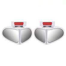 2pcs High-Definition Blind Spot Rearview Mirrors, 360° Adjustable For Vehicles, Providing Wide-Angle View Of Front And Rear Wheels, Made Of Ultra-Clear Glass, Perfect For Trucks, SUVs And Cars - Ultra-wide Field Of View, Ultra-high Definition - View 11