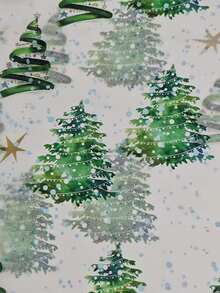 40pcs 50x35cm Christmas Tree Pattern Thin Tissue Paper Multi-Pack, Winter Christmas Holiday DIY Handmade Wrapping Paper, Waterproof Reusable Indoor Desktop Gift Box Gift Bag Filler Packaging Paper - Christmas Tree - View 9