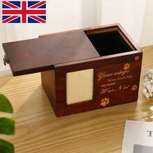 Pet Cremation Urn Ash Urns For Dogs Casket Wooden Box Commemorate Memory Box UK - UK-l313201 - View 5