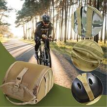 1 pc Tas Ransel Penyimpanan Helm Taktis Kapasitas Ekstra Besar, Kain Oxford Tahan Robek, Banyak Kompartemen dengan Gesper Hook & Loop, Tas Jinjing Bahu Selempang untuk Motor, Bersepeda, Off-Road, Camping dan Aktivitas Outdoor - MultiWarna - View 8