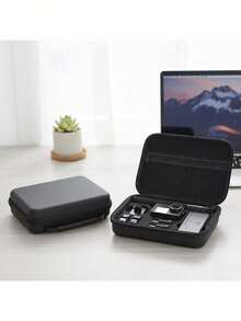Portable Travel Storage Case For DJ I Osmo Action 5 Pro / Action 4, Shockproof Protective Carry Handbag, Storage Bag For Camera Charger, Battery & Selfie Stick Accessories - View 8