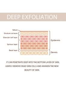 6/3 piezas Gel exfoliante suave, apto para piel sensible Gel limpiador facial y corporal | Contiene hamamelis natural y aloe vera | Limpieza profunda de poros, gel exfoliante purificante para rostro y Body, exfoliante corporal, exfoliante facial purificante, limpieza profunda de poros - Exfoliación - Ver 7