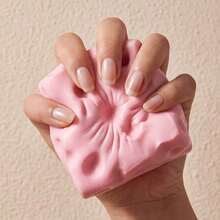 Realistic Pink Square 6cm Cheese Squishy, Yellow Cream Cheese Slow Rising Squeeze Toy, Viral Butter Squishy, Flour Material Malleable Cute Fragrance, Holiday Birthday Easter Halloween Christmas Party Gift, Adult Stress Relief Toy - Multicolor - View 2