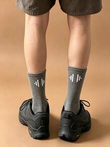 1/3/4 Pairs Men's Mid-Calf Socks, All-Season Versatile, Casual Sports Mid-Calf Socks, Sweat-Absorbing And Breathable, Versatile Men's Socks, Soft And Breathable, Skin-Friendly And Comfortable, High Elasticity And Moisture-Wicking, Durable And Non-Constricting; Suitable For Daily Commute, Casual Wear, Basketball, Cycling, Hiking, Running And Other Sports, Sports Socks, Fitness Training Socks. - Multicolor - View 6