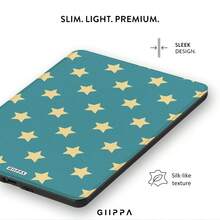 GIIPPA Kindle 電子閱讀器保護殼，書本式手持設計，星星圖案，相容 Kindle Paperwhite 5代/6代/7代、Paperwhite 10代/11代/12代、Kindle (Colorsoft)/10代/11代/12代及其他熱門機型，Kindle 保護殼/Kindle 配件 - 多色1 - 查看 5