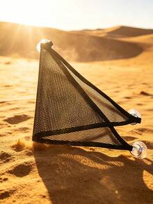 1pc 30/48cm Triangle Reptile Hammock, Breathable Bite-Resistant Mesh Lizard Hammock, Suction Cup Wall-Mounted Resting Climbing Pad, Suitable For Bearded Dragon, Gecko And Other Small Reptiles, Pure Black Decor Accessory - Multicolor - View 7