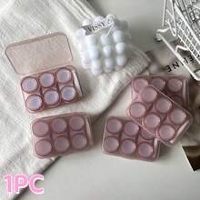 eyekan Portable Contact Lens Case Set 3 Pairs, Contact Lens Storage Box, Mini Travel Eye Care Kit, Colored Transparent Lens Organizer, Cute Daily Use Cosmetic Lens Container, Compact Lens Care Kit - View 8