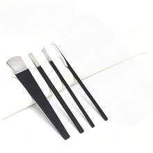 1PC Portable Foot Repair Scraper Set Home Use Dead Skin And Callus Care Tool, Multiple Blade Head Shapes For Precise Full Foot Care, Targeted For Different Rough Areas Of Sole And Toe Edges, Long Handle For Stable Grip, Comes With Portable Storage Bag For Home And Travel, Dust-Proof Protection For Blade Heads - Multicolor - View 1