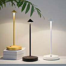 Portable Wireless LED Desk Lamp With Touch Control And Stepless Dimming – USB Interface Bedside Lamp, Suitable For Portable Night Use, Compatible With Travel And Desktop Use (No Cable Clutter) - Multicolor - View 12