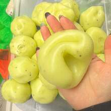 1pc/Random Color Realistic Soft Potato Mash Squishy Ball Handmade DIY Stress Relief Venting Toy Hot-Selling Sand Sound - Multicolor - View 12