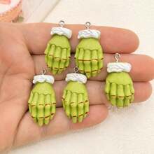 Green Ghost Hand Pendant