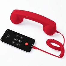 2026 New Type-C Retro Phone Handset With Built-In Microphone, Noise Cancelling, Wired Retro Handset For Phone Video Conference, Office Calls, Clear Audio Pickup, Low Leakage, Suitable For Office And Home Use - View 11