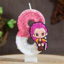 Mattel K-Pop Demon Hunter Influencer Exquisite Boxed Birthday Cake Number Candles Witch Girl Group Celebration Handmade Independent Decoration Creative - View 11