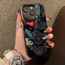 Yuanqi Black Devil غطاء حماية دقيق كامل التغطية مضاد للسقوط مناسب لهواتف أبل آيفون 6/7/8/X/Xs/Xr/Xs Max/11/12/13/14/15/16Pro Max - أسود شفاف - مشاهدة 4