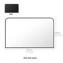 2pcs/4pcs Car Sunshades,Car Privacy Curtains -100% Blackout Window Covers - Magnetic Side Window Sunshades Keep Cool, Suitable For Napping, Changing Clothes, Camping,Magnetic Side Window Sun Shade Keeps Cooler Sun Shade UV Rays Privacy Protector - Curtain - View 3